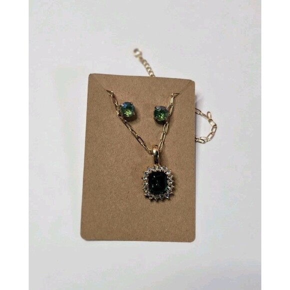 Jewelry Lot Green Garden Forest Fairy Theme Clean Curated Bundle Free Gift - Picture 16 of 16